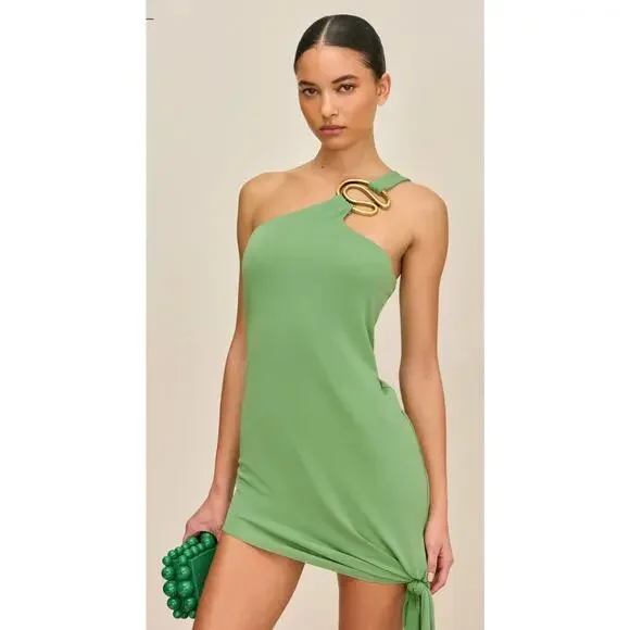 Cult Gaia Niam Dress - Calla Lilly Green - Size Large